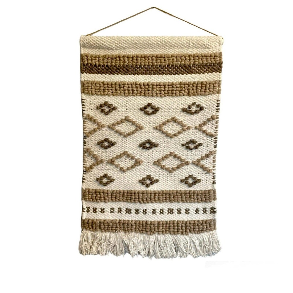 Macrame Wall Hanging Hand Woven Tapestry Curtain Bohemian Art Decor Hipp…